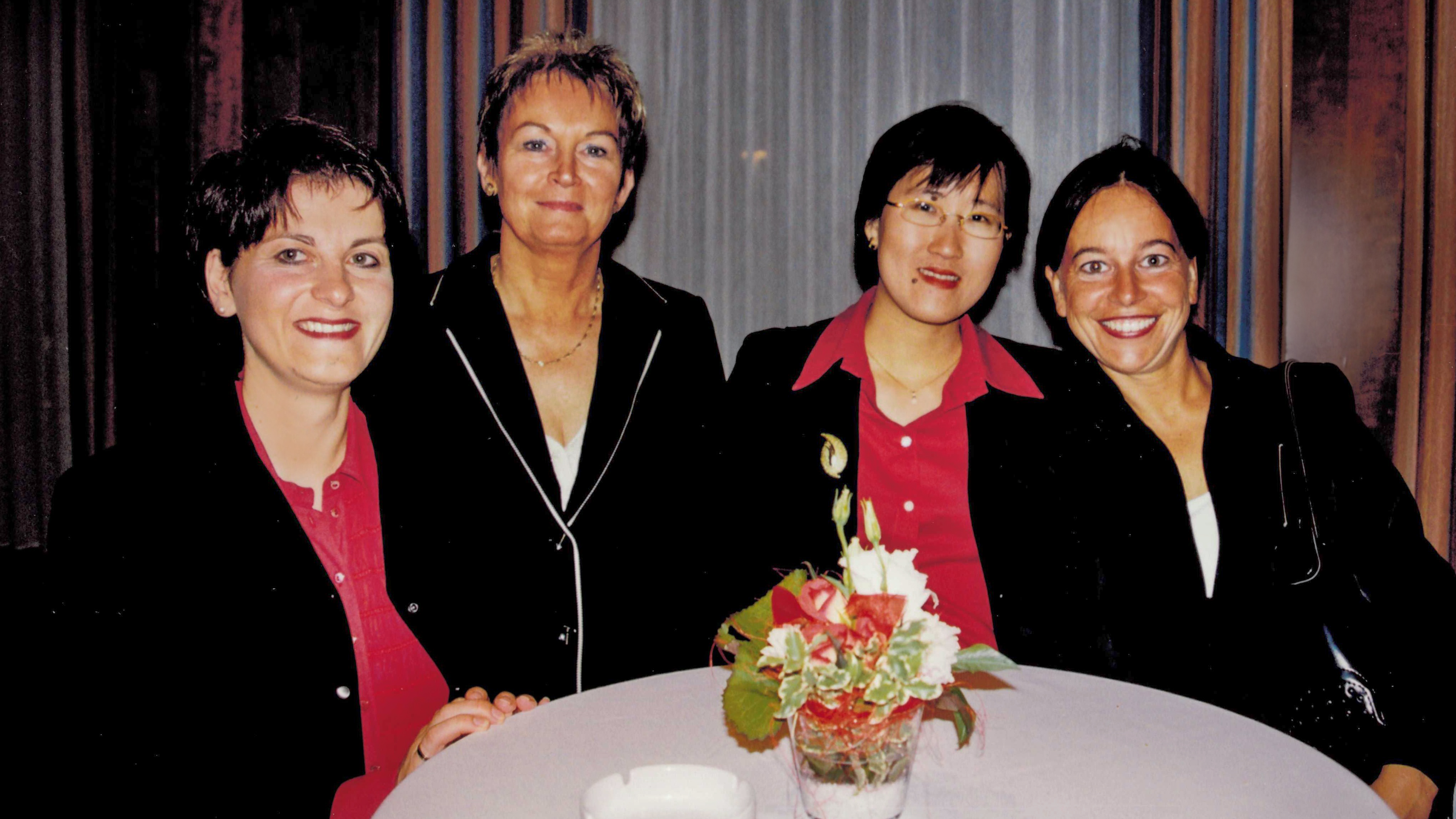 A group of women.